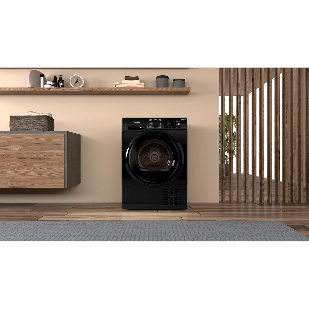 Hotpoint H3 D91B UK Condenser Tumble Dryer - Black