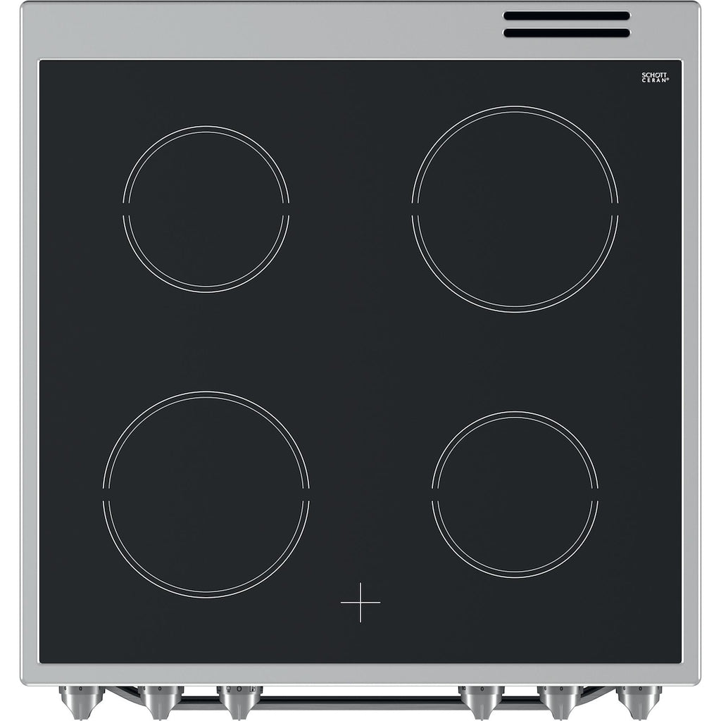Hotpoint HS67V5KHX Freestanding Electric Cooker - Inox