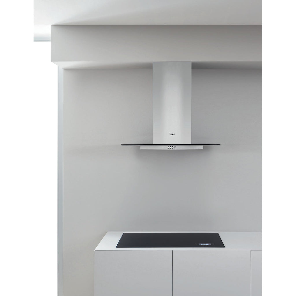 Whirlpool WHFG 64 F LM X Wall Mounted Cooker Hood - Silver