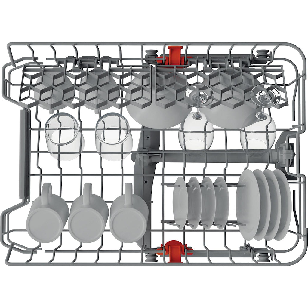 Hotpoint HI9C 3M19 C S UK Slimline Integrated Dishwasher - Silver