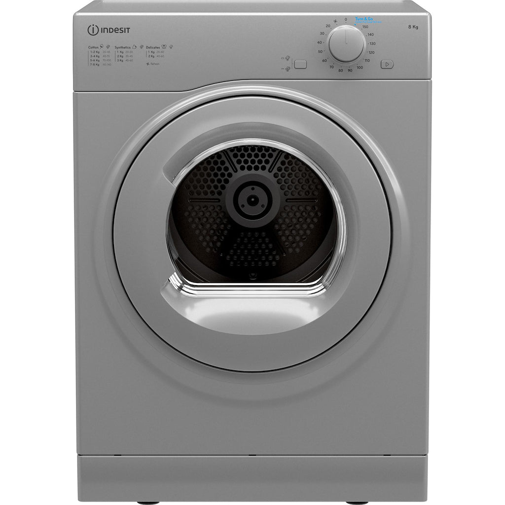 Indesit I1 D80S UK Vented Tumble Dryer - Silver
