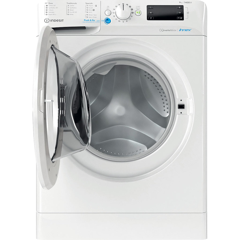 Indesit BWE91496XWUKN 9kg Washing Machine - White