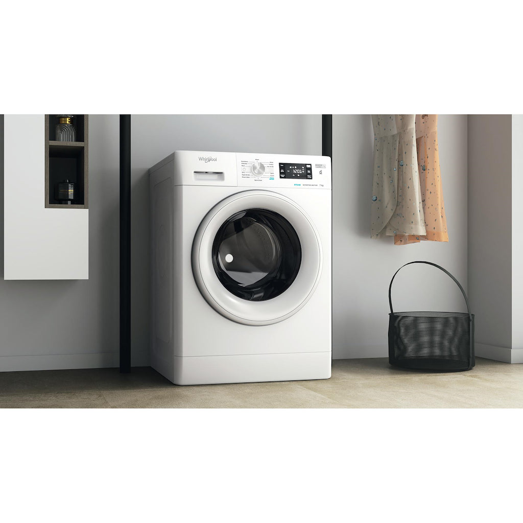 Whirlpool FFB 7438 WV UK FreshCare Washing Machine 7kg 1400rpm - White