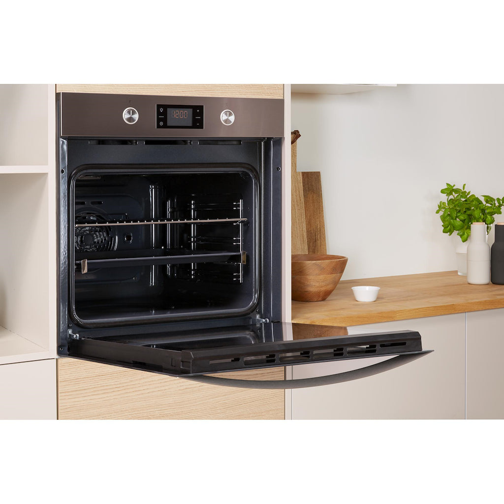Indesit KFW 3841 JH IX UK Electric Single Built-In Oven - Stainless Steel