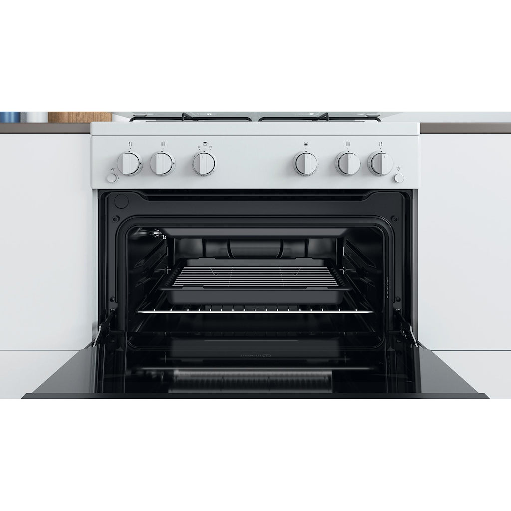 Indesit ID67G0MCW/UK Double Cooker - White
