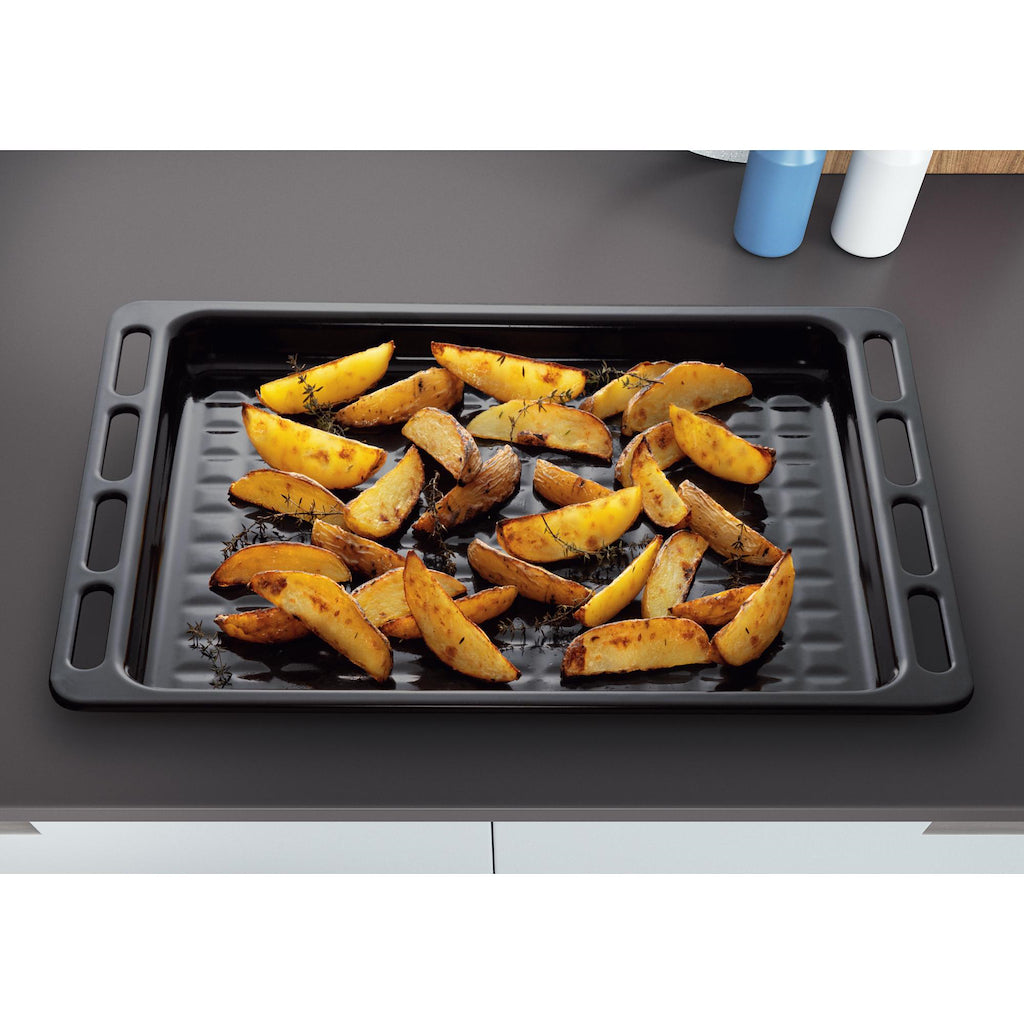 Indesit ID67G0MCB/UK Double Cooker - Black