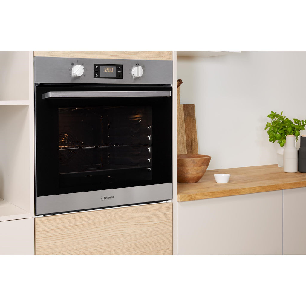 Indesit IFW 6340 IX UK Electric Single Built-In Oven - Stainless Steel