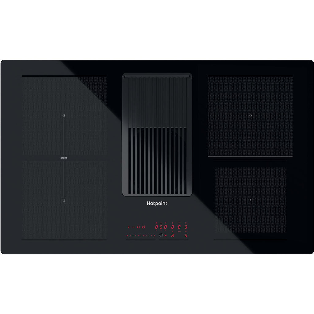 Hotpoint PVH92BK 90cm Vented Induction Hob with Downdraft
