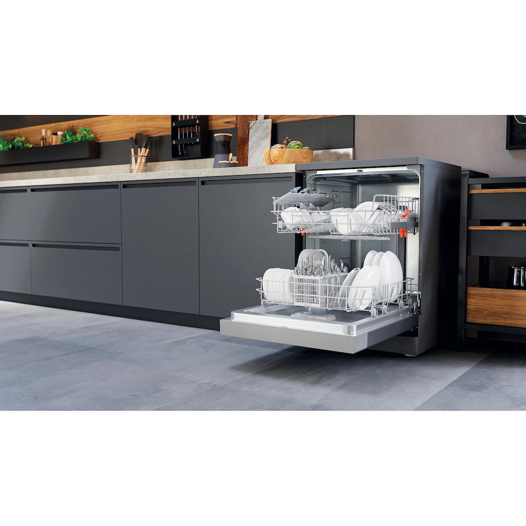 Hotpoint H2FHL626X 60cm Dishwasher - Inox