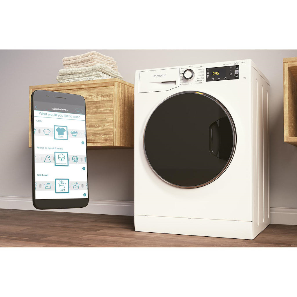Hotpoint NLLCD1046WDAWUKN Freestanding Washing Machine