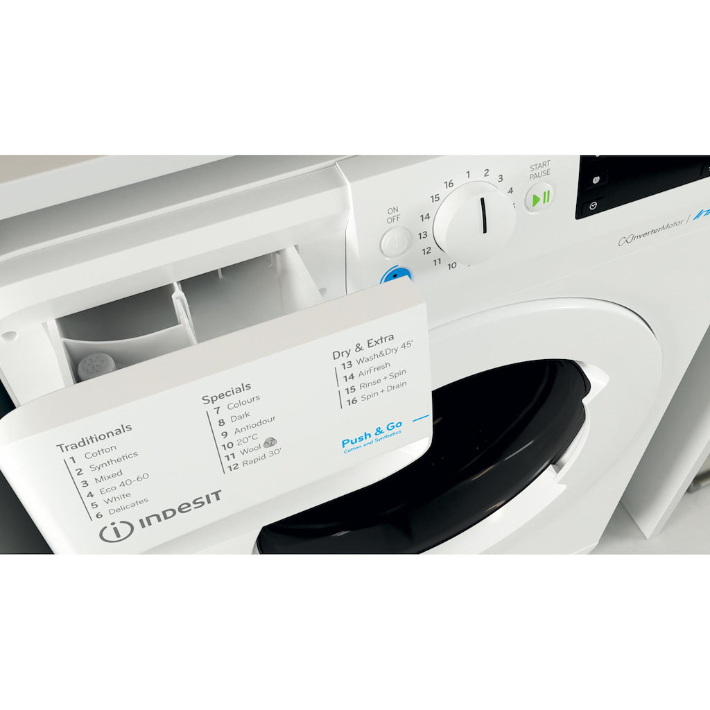 Indesit BDE107625XWUKN Washer Dryer - White