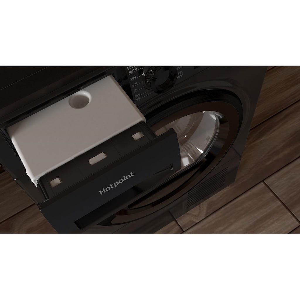 Hotpoint H3 D91B UK Condenser Tumble Dryer - Black