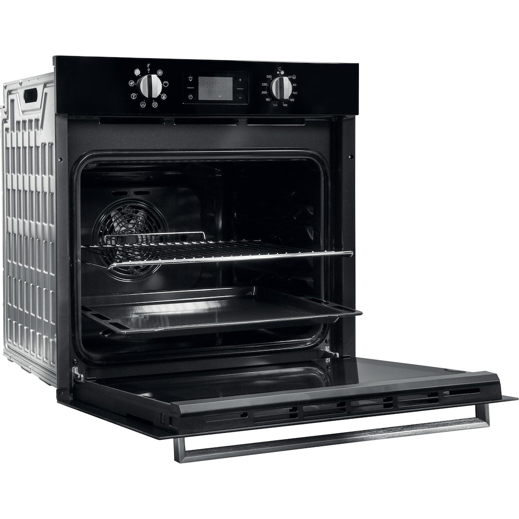 Indesit IFW 6340 BL UK Electric Single Built-In Oven - Black