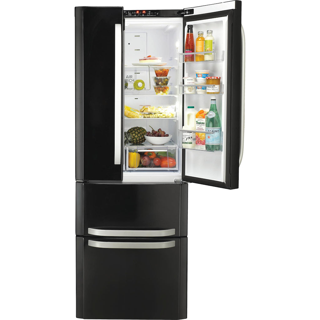 Hotpoint FFU4D K 11 American Fridge Freezer - Black