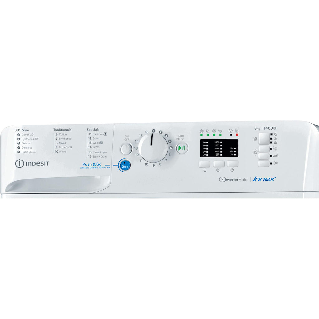 Indesit BWA 81485X W UK N Washing Machine - White