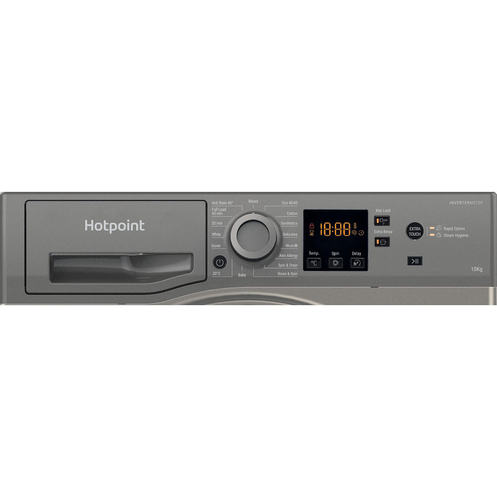 Hotpoint NSWM1045CGGUKN Freestanding Washing Machine