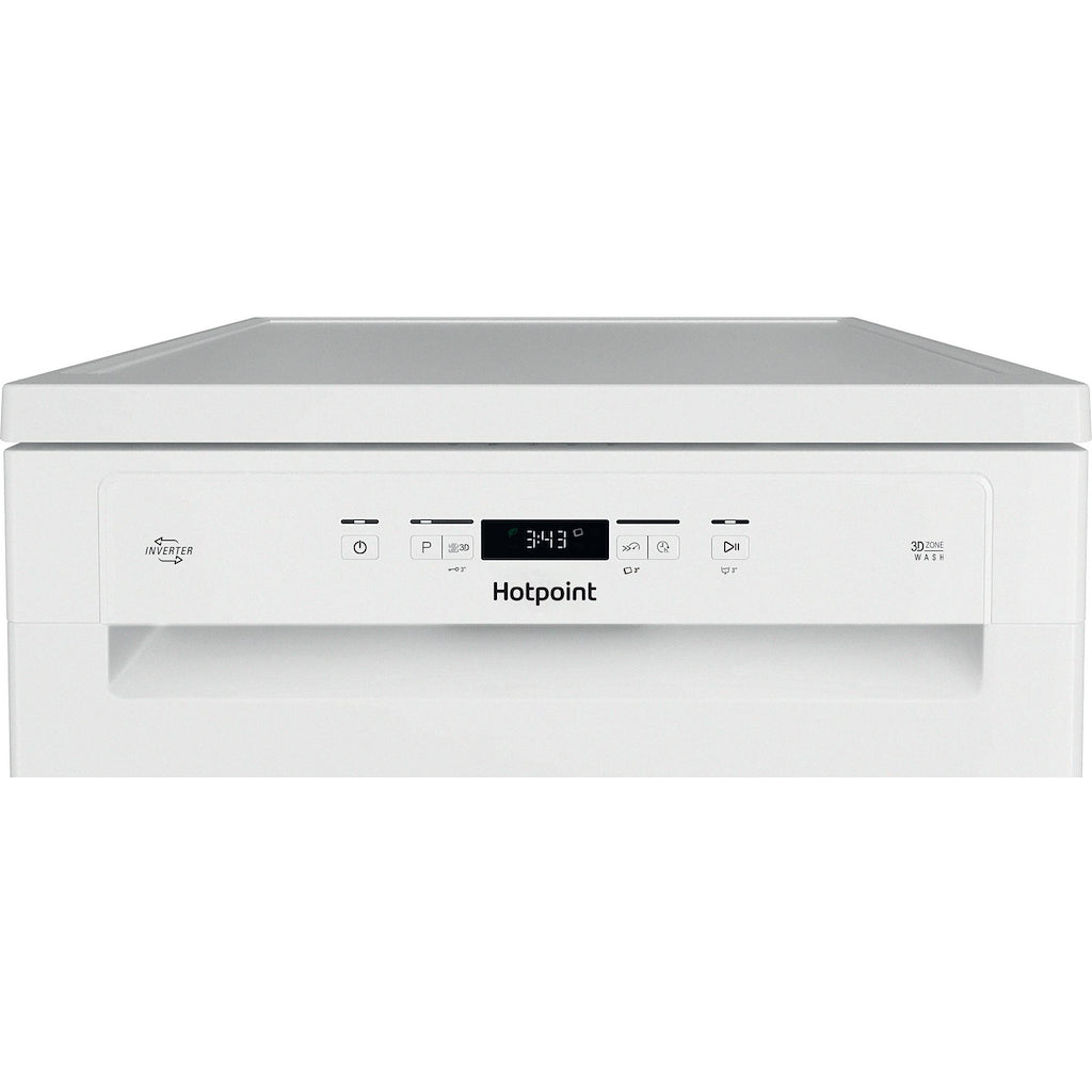 Hotpoint H3FC14BN7AWUK Freestanding 60cm Dishwasher - White