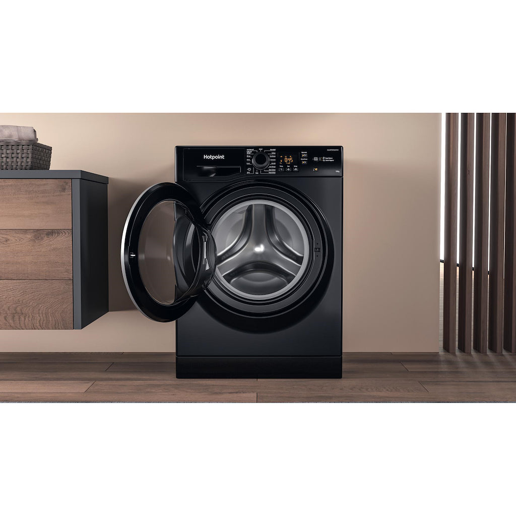Hotpoint NSWM1045CBSUKN Freestanding Washing Machine