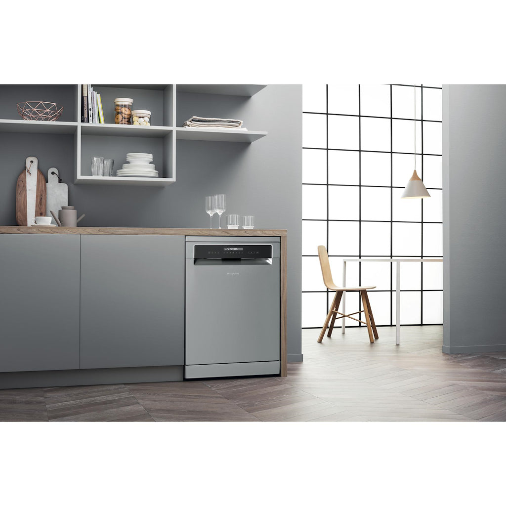 Hotpoint HFP 5O41 WLG X UK Dishwasher - Stainless Steel