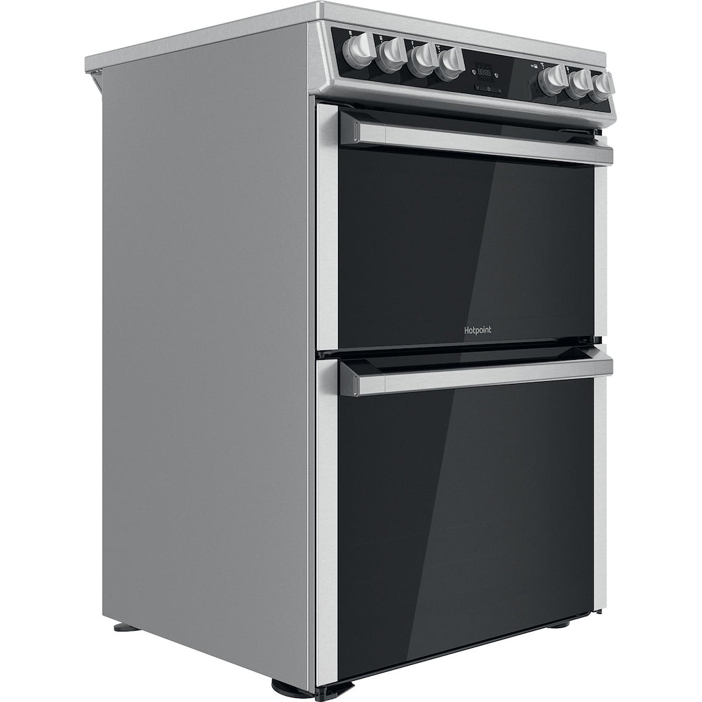 Hotpoint HDT67V9H2CX/UK Double 60cm Electric Cooker - Inox