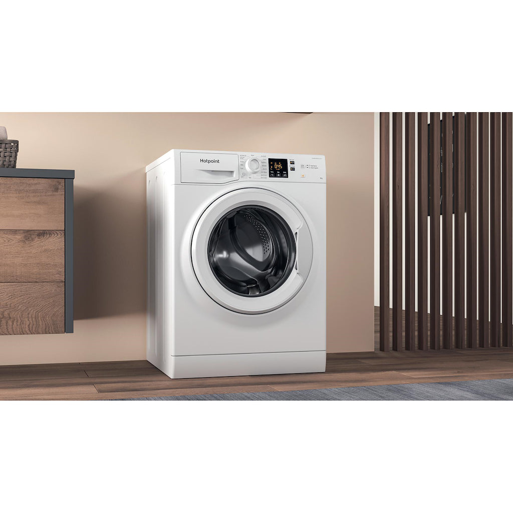 Hotpoint NSWM965CWUKN Freestanding Washing Machine