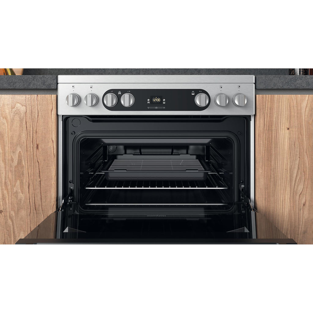 Hotpoint HDM67V9HCX/UK Double Cooker - Inox