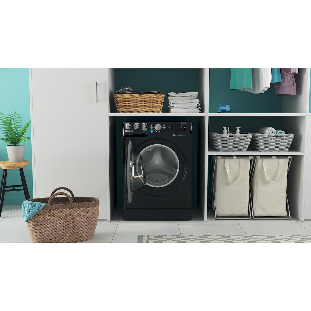 Indesit BWE91496XKUKN 9kg Washing Machine - Black