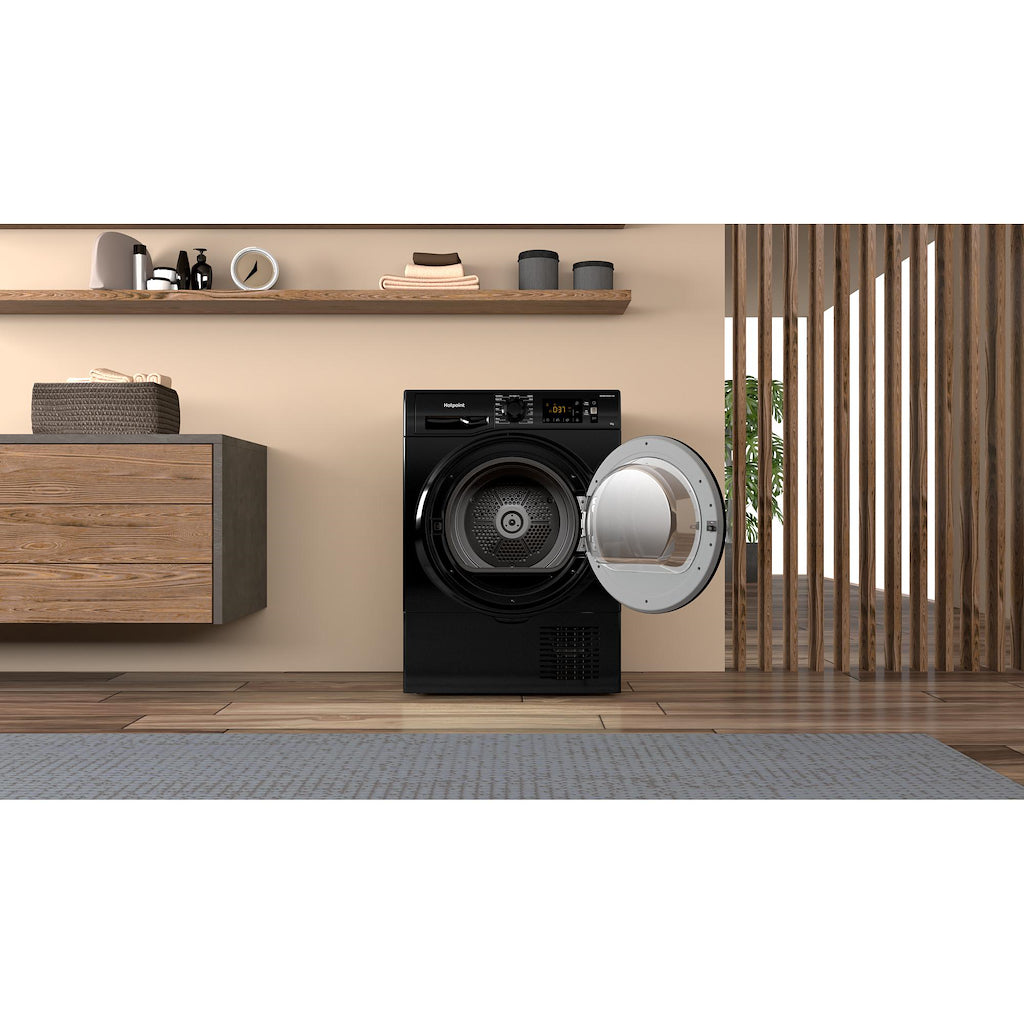 Hotpoint H3 D91B UK Condenser Tumble Dryer - Black
