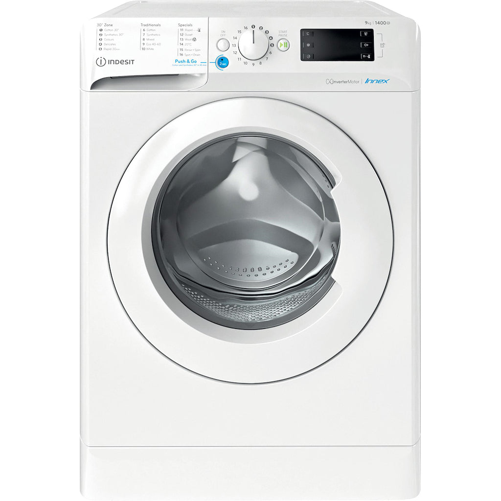 Indesit BWE91496XWUKN 9kg Washing Machine - White