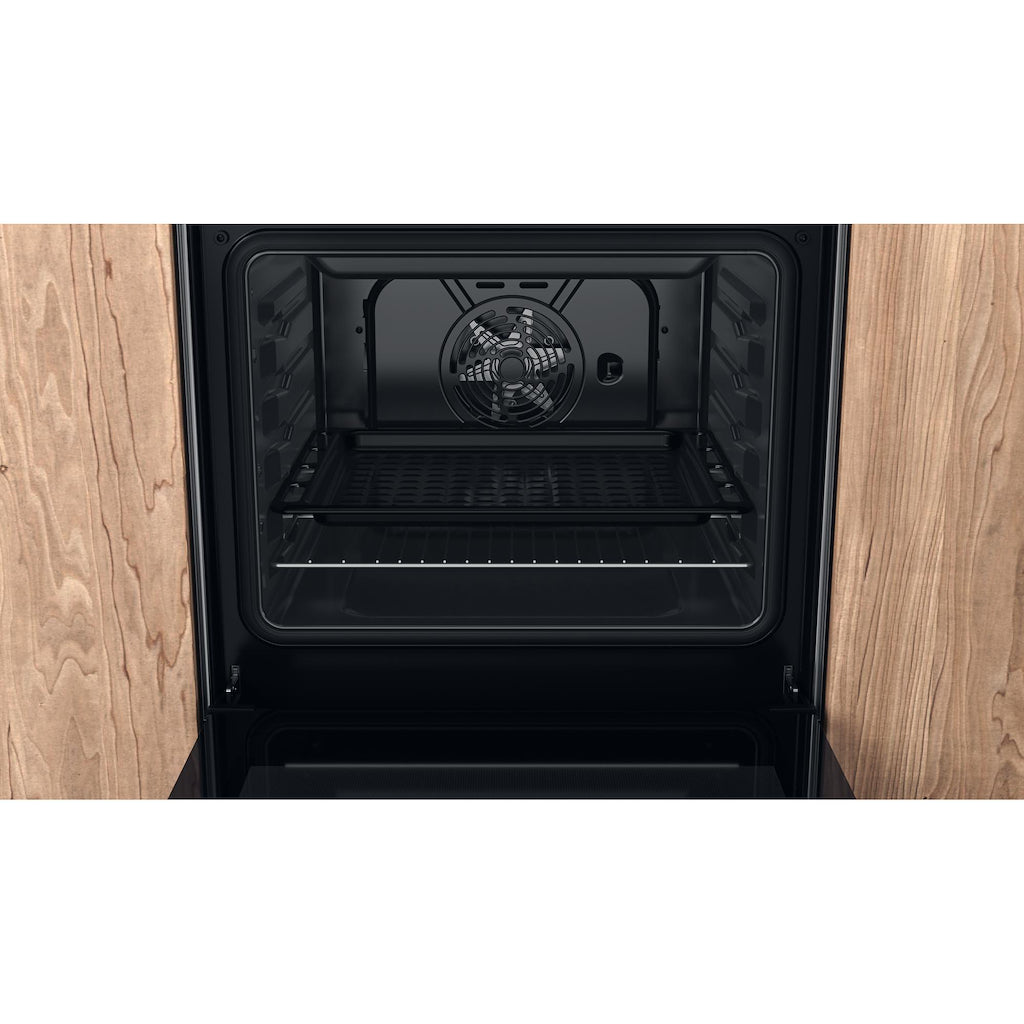 Hotpoint HS67V5KHX Freestanding Electric Cooker - Inox
