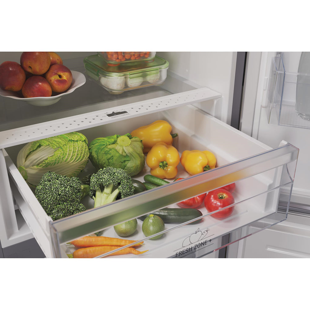 Hotpoint HBTNF 60182 X UK 304L Fridge Freezer - Stainless Steel