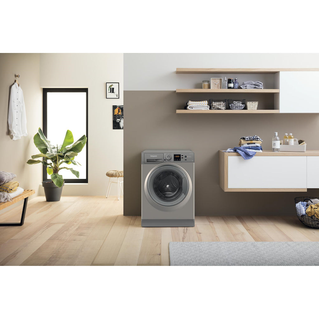 Hotpoint NSWM 944C GG UK N Washing Machine - Graphite