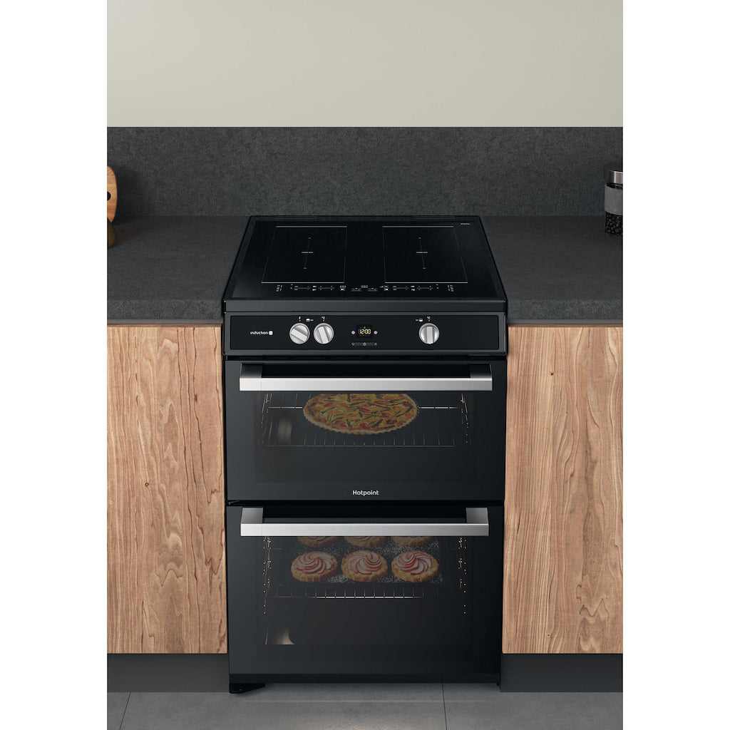 Hotpoint HDT67I9HM2C/UK Double Cooker - Black
