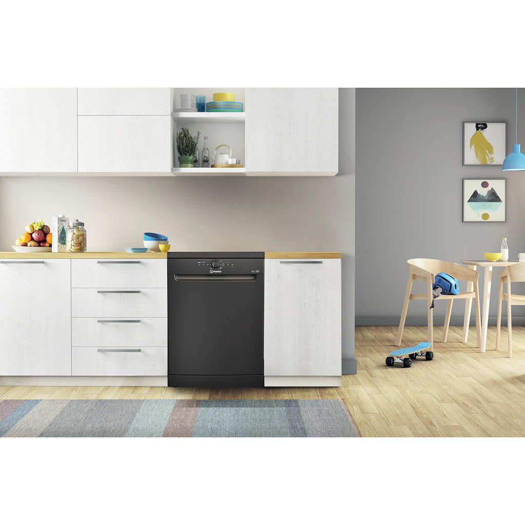 Indesit DFE 1B19 B UK EcotimeDishwasher - Black