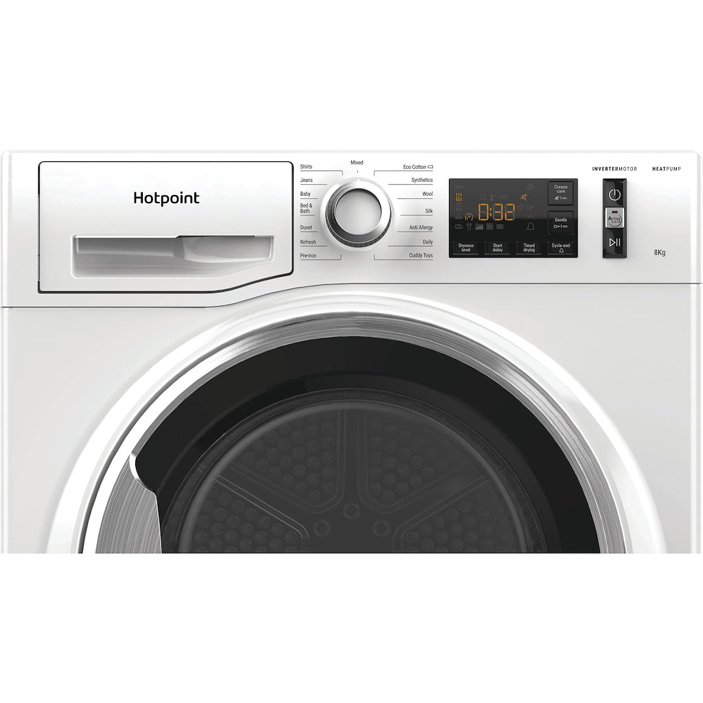 Hotpoint NT M11 8X3XB UK Freestanding 8kg Heat Pump Tumble Dryer - White