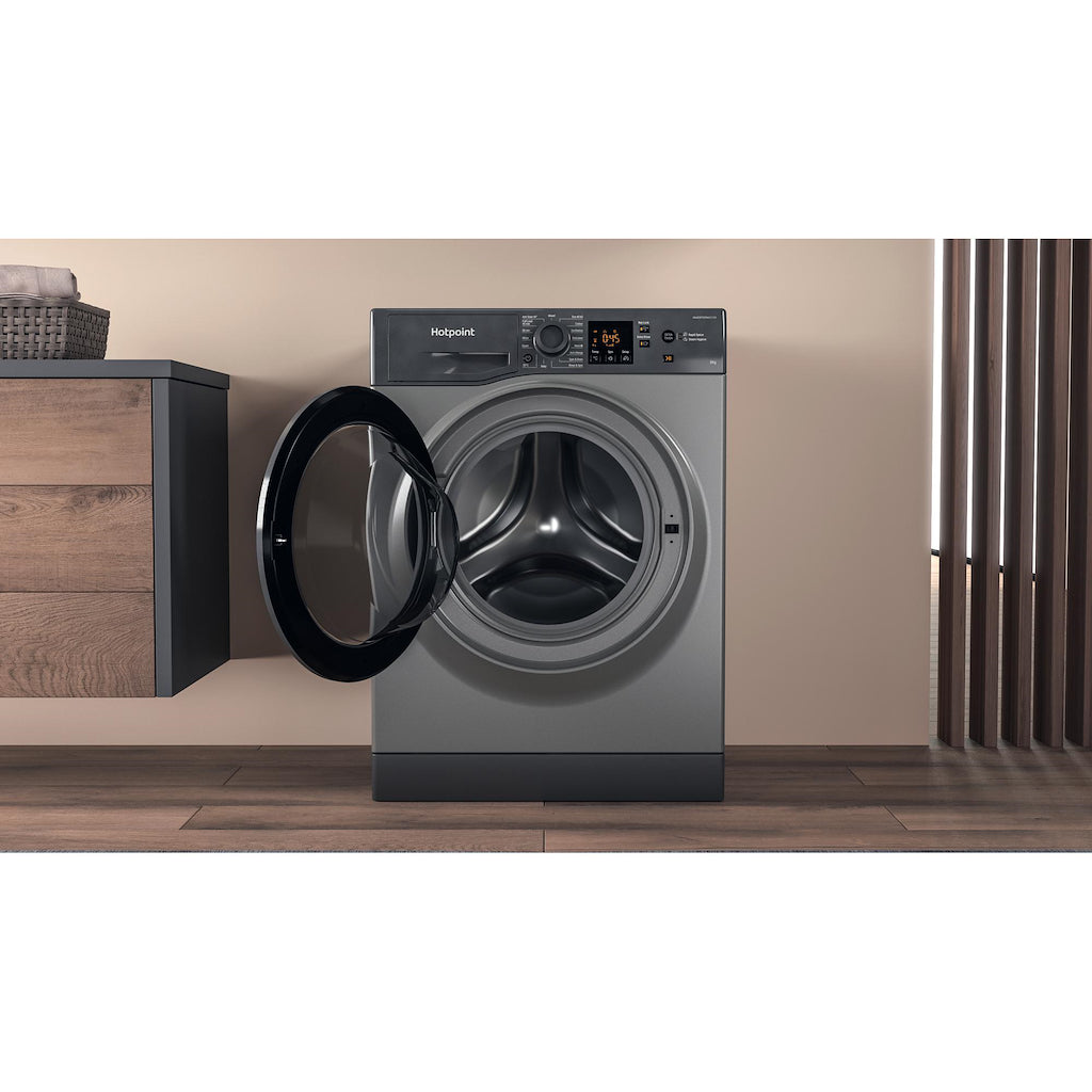 Hotpoint NSWM864CGGUKN Freestanding Washing Machine