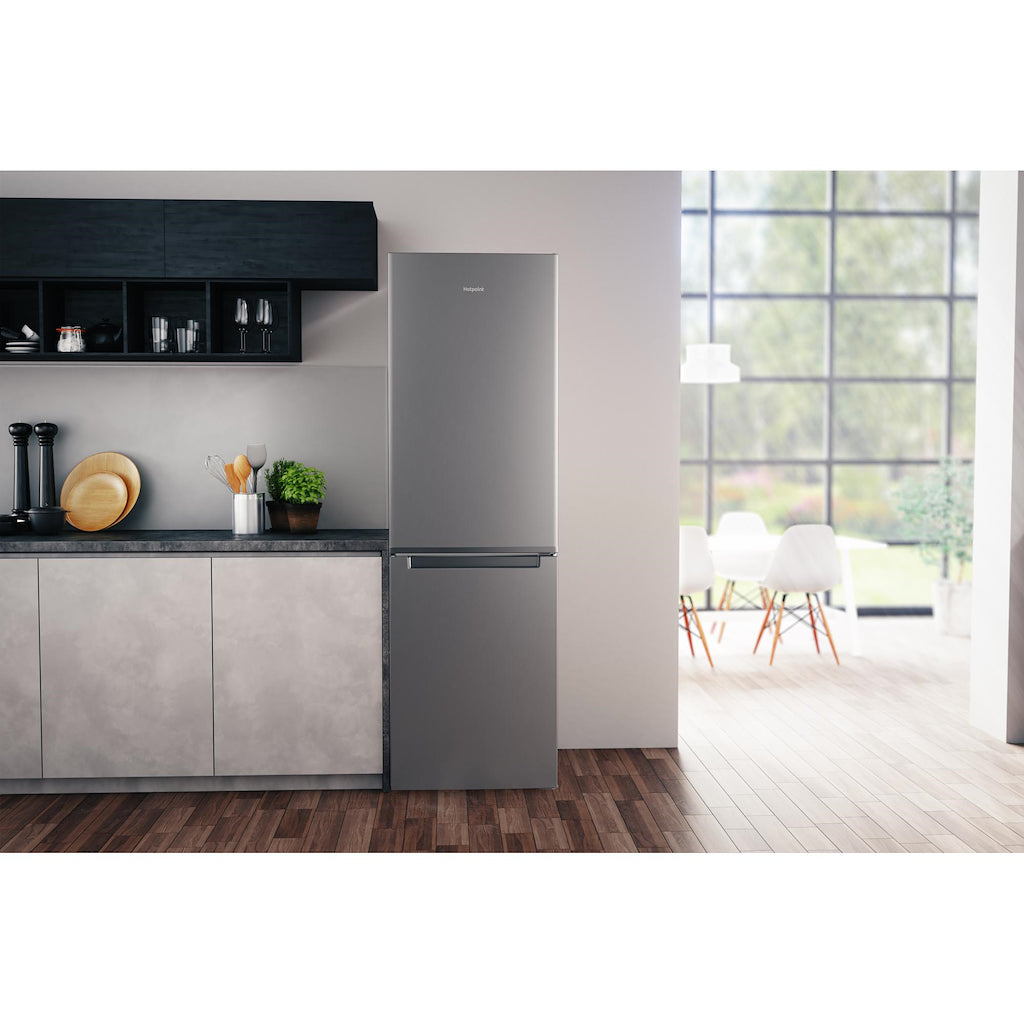Hotpoint H3T811IOX1 Freestanding Fridge Freezer - Inox