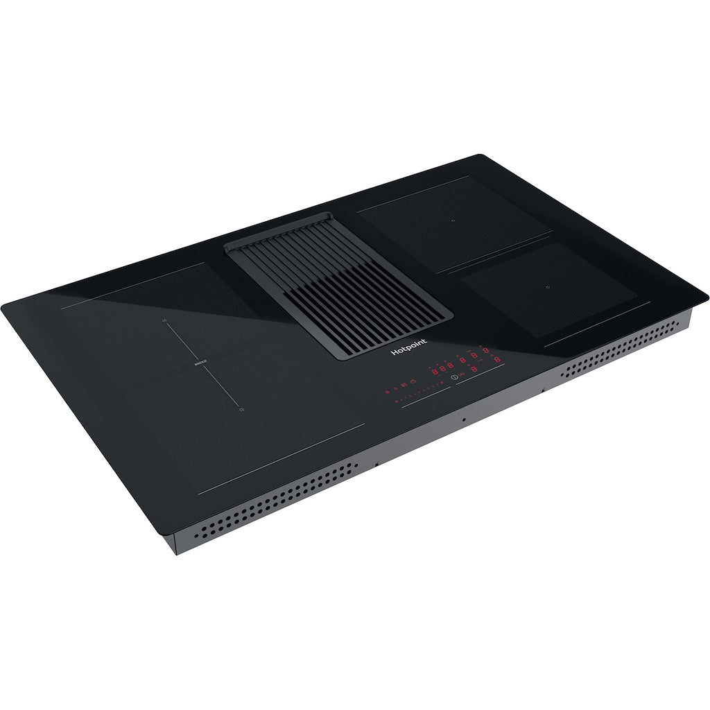 Hotpoint PVH92BK 90cm Vented Induction Hob with Downdraft