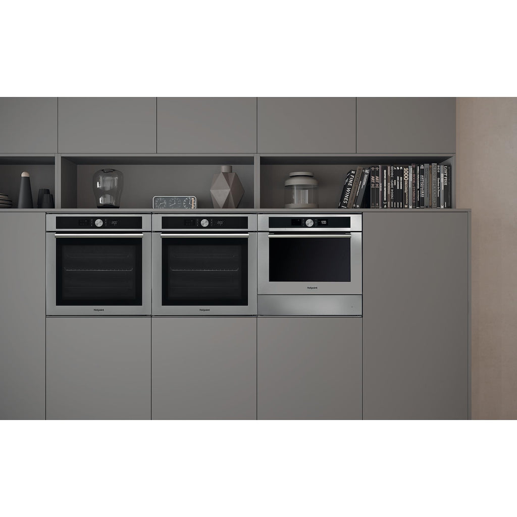Hotpoint MD 454 IX H Built-In Microwave - Stainless Steel