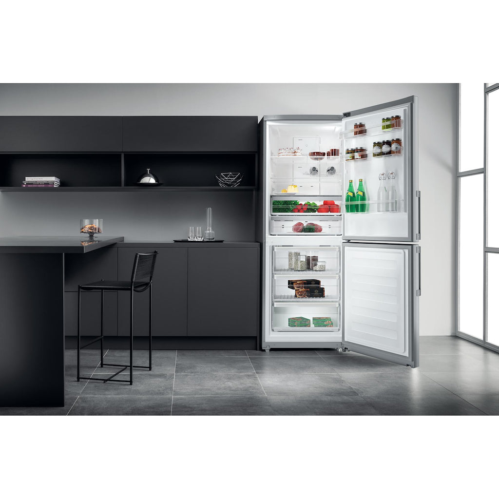 Hotpoint NFFUD 191 X 1 Fridge Freezer - Stainless Steel