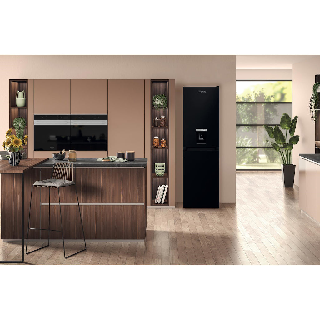 Hotpoint HBNF 55182 B AQUA UK Frost Free Fridge Freezer - Black