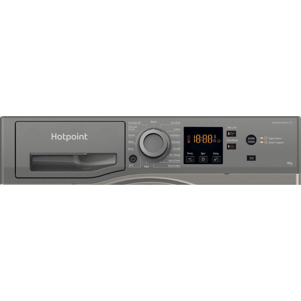 Hotpoint NSWM 944C GG UK N Washing Machine - Graphite