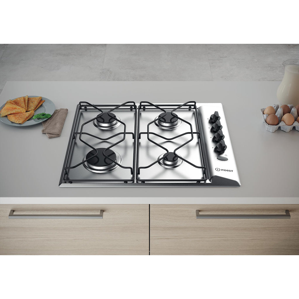 Indesit Aria PAA 642 IXI Gas Hob - Inox