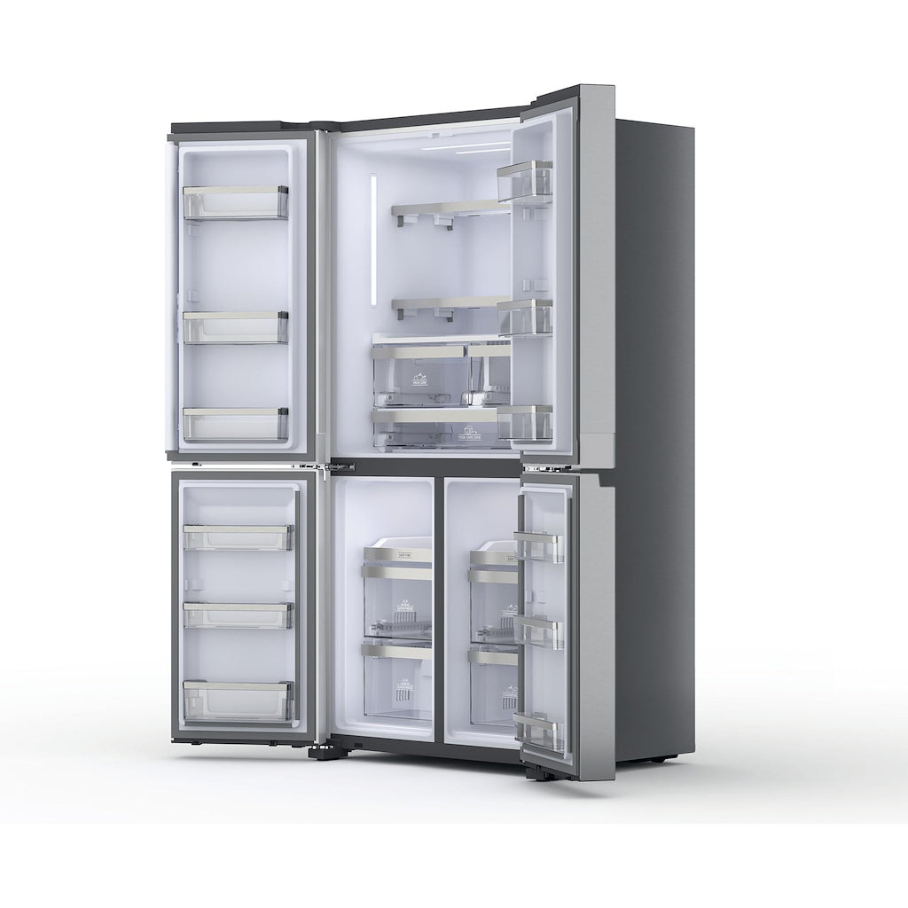 Hotpoint HQ9 M2L UK Active 4 Door Fridge Freezer - Stainless Steel