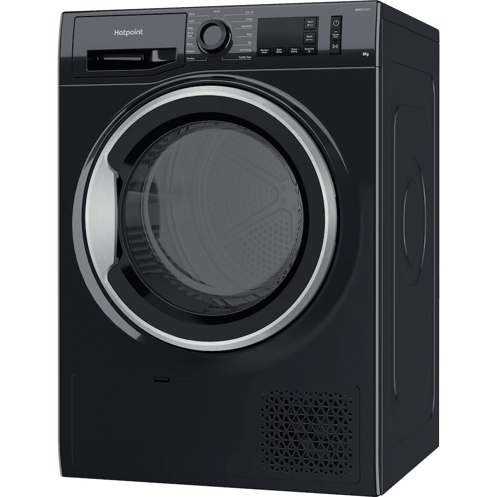Hotpoint NT M11 82BSK UK Freestanding 8kg Heat Pump Tumble Dryer - Black
