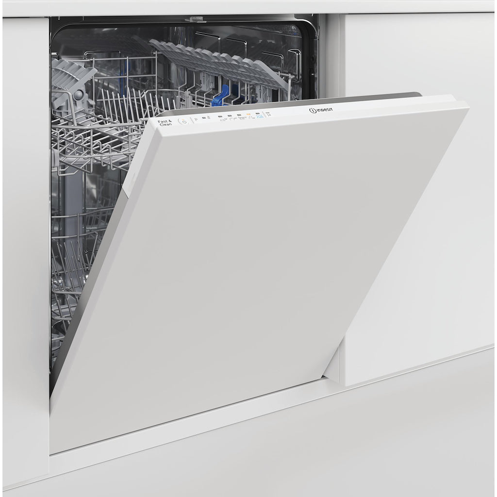 Indesit D2I HL326 UK Integrated 60cm Dishwasher - White