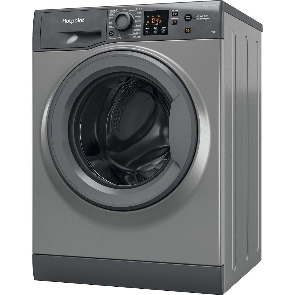 Hotpoint NSWM 944C GG UK N Washing Machine - Graphite