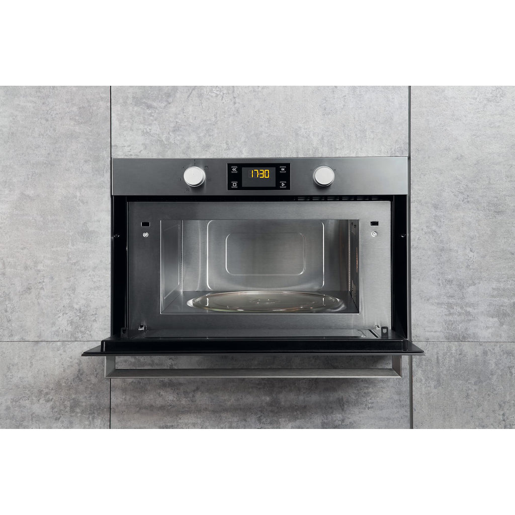 Hotpoint MD 344 IX H Built-In Microwave - Stainless Steel