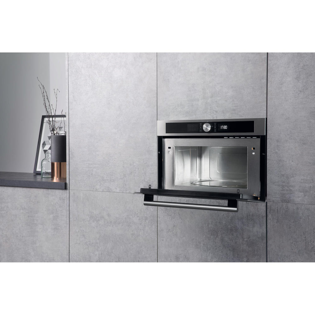Hotpoint MD 454 IX H Built-In Microwave - Stainless Steel