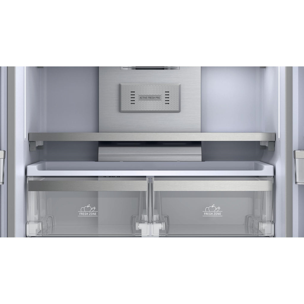 Hotpoint HQ9 M2L UK Active 4 Door Fridge Freezer - Stainless Steel